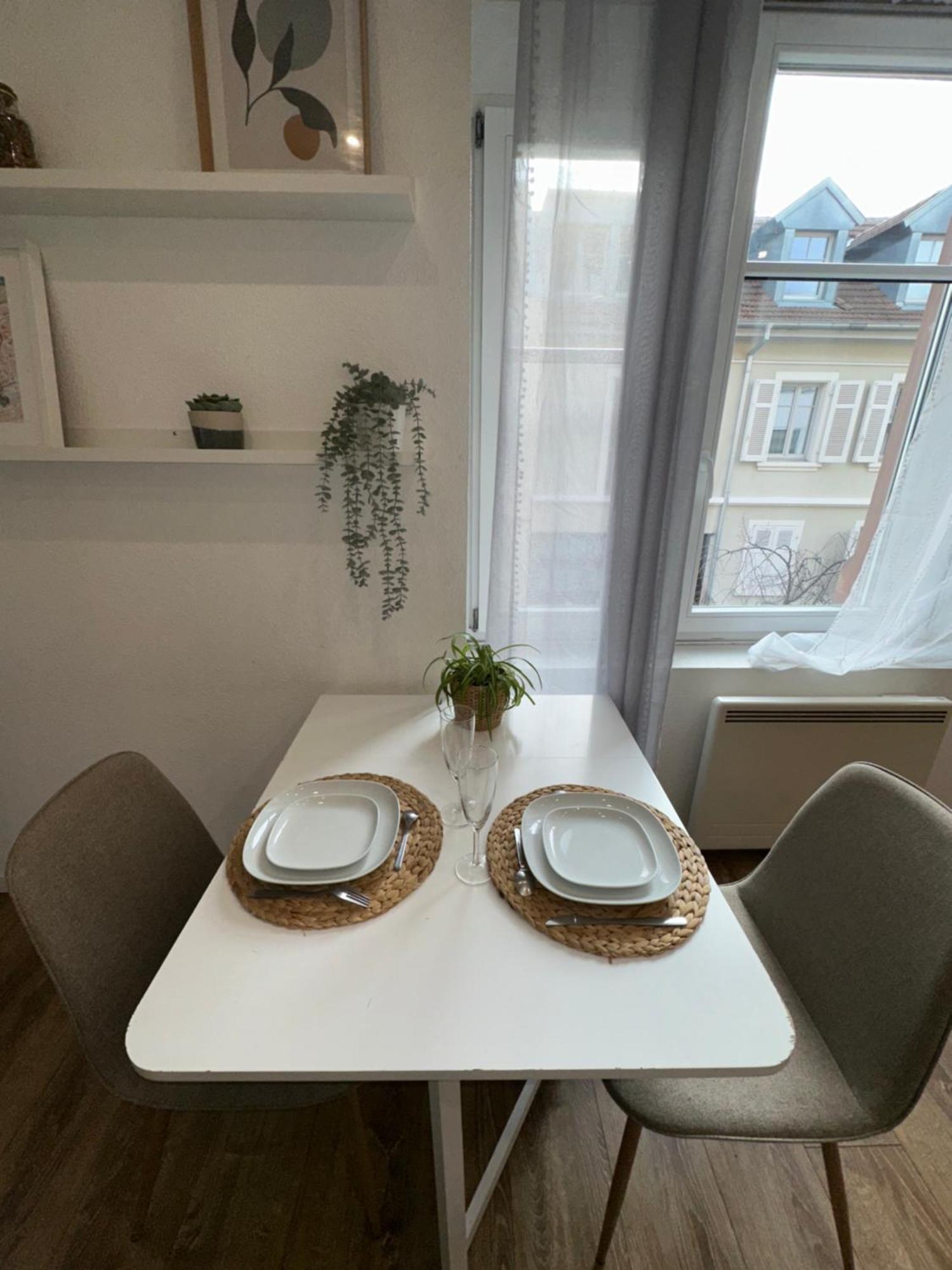 # Le 2 # Tres Beau T3 1Er Etage Tout Confort, Neuf, Mulhouse Centre Kültér fotó